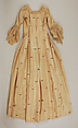 Dress, silk, British