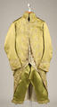 Suit, silk, French
