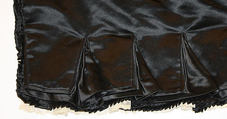 Dinner dress, Maison Pingat (French), silk, jet, French