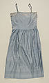 Robe de Style, House of Lanvin (French, founded 1889), cotton, metal, silk, French