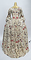 Robe à la française, cotton, French