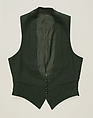 Evening suit, wool, silk, American