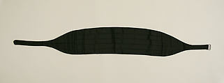 Evening suit, wool, silk, American