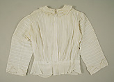 Shirtwaist, cotton, linen, French