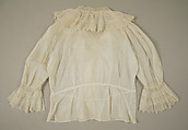 Shirtwaist, cotton, American