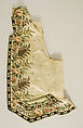 Waistcoat, silk, cotton, probably French