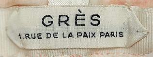 Evening dress, Madame Grès (Germaine Émilie Krebs) (French, Paris 1903–1993 Var region), silk, French