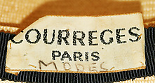 Hat, André Courrèges (French, Pau 1923–2016 Neuilly-sur-Seine), straw, silk, French