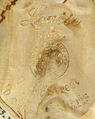 Bonnet, straw, silk, French