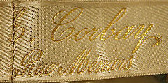 Dinner dress, A. Corbay (French), silk, French