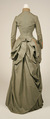 Wedding ensemble, Herman Rossberg (American, active 1880s), wool, American