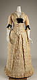 Dinner dress, Mon. Vignon (French), silk, glass, French