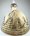 Ball gown, silk, American or European
