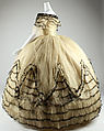 Ball gown, silk, American or European