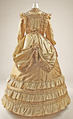 Afternoon dress, silk, American