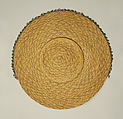 Bergère hat, straw, British
