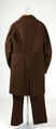 Suit, (a, b) wool; (c) silk, American