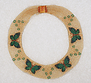 Necklace, glass, German