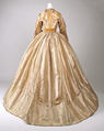 Dress, silk, French