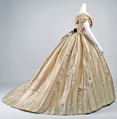 Dress, silk, French