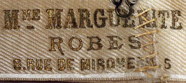 Dress, silk, French