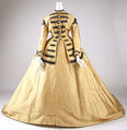 Dress, silk, mother-of-pearl, American