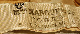 Dress, silk, French