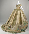 Dress, silk, French