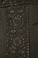 Tea gown, silk, beads, American