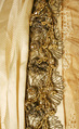 Dress, Mrs. C. Petterson, silk, metallic thread, beads, American