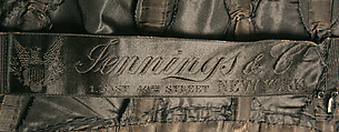 Dress, Jennings &amp; Company (American, founded 1875), silk, American