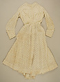 Robe à la Polonaise, linen, American