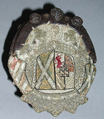 Purse, iron, linen, silk, metal, paper, European