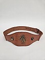 Belt, Phelps (American, founded 1940), leather, American