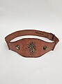 Belt, Phelps (American, founded 1940), leather, American