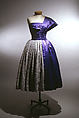Evening dress, Gilbert Adrian (American, Naugatuck, Connecticut 1903–1959 Hollywood, California), silk, wool, American