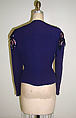 Evening jacket, Schiaparelli (French, founded 1927), rayon, plastic, metal, French