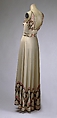 Evening dress, a,b) acetate, French