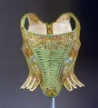 Corset, silk, linen, leather, wood, baleen, French