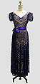 Evening dress, Mainbocher French and American, silk, sequins, French