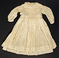 Dress, cotton, American
