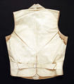Wedding vest, silk, American
