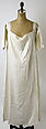 Nightgown, linen, American or European