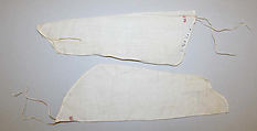 Mitts, linen, American or European