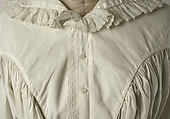 Nightgown, linen, American or European