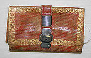 Card case, leather, metal, American or European
