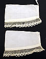Cuffs, linen, American