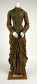 Dress, wool, silk, British