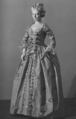 Robe à l'anglaise, silk, American or European