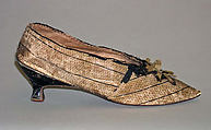 Slippers, leather, French